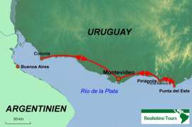 Reisekarte Lohnt sich eine Reise nach Uruguay?